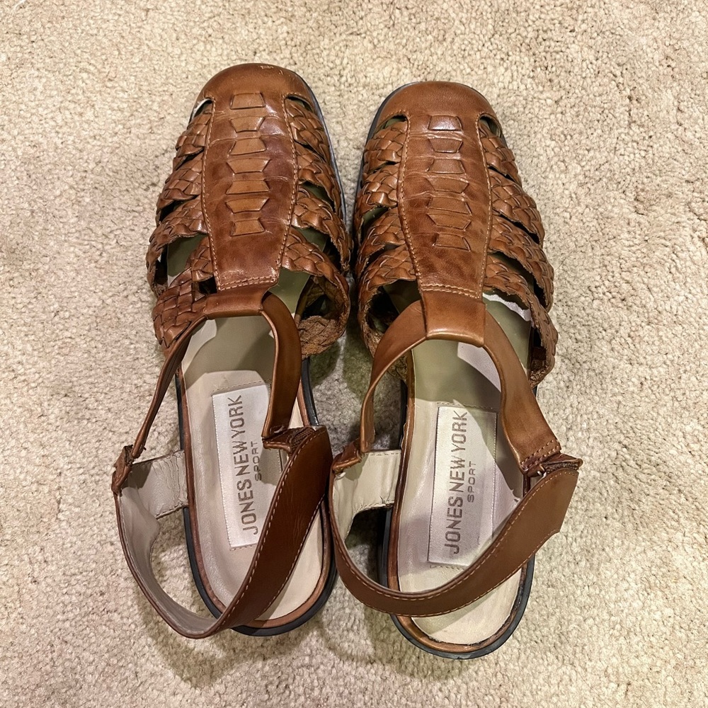 Jones New York Leather Sandals